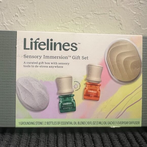 Brand New Life Lines Sensory Immersion Gift Set, Oil Diffuser, 1 Count. - Picture 2 of 3